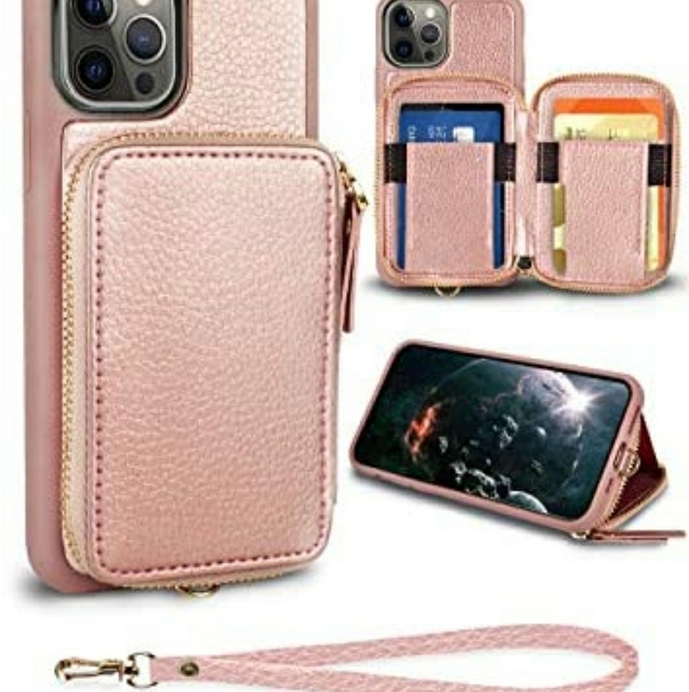 ZVE Wallet Case Compatible with iPhone 12 Pro Max